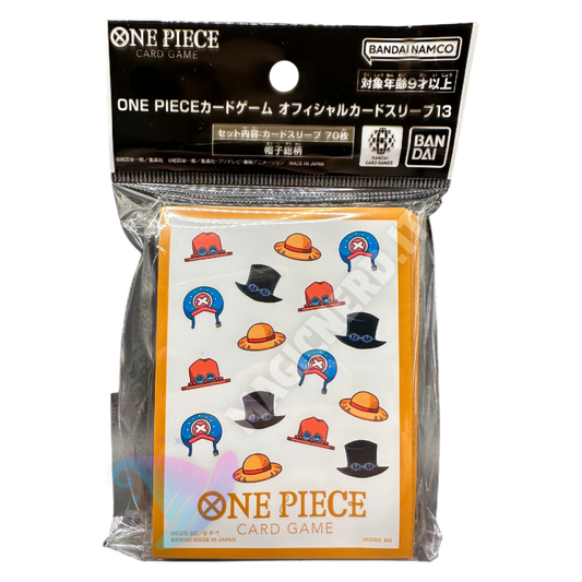 Hat Patterns Official Sleeves One Piece Card Game (70 Sleeves)