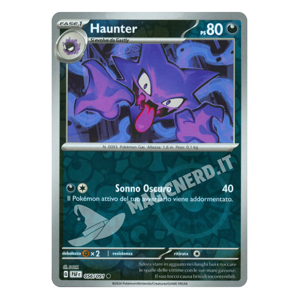 056/091 Haunter Comune Reverse PAF