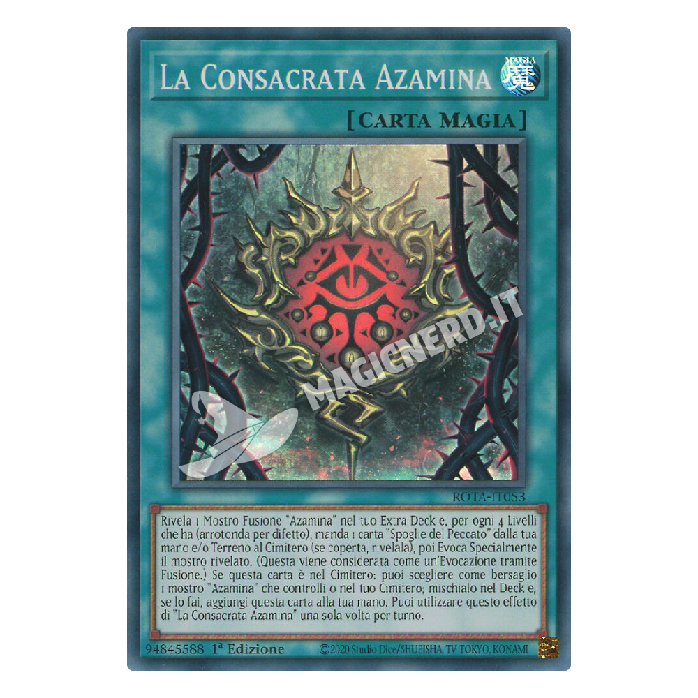 La Consacrata Azamina super rara