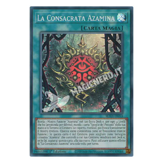 La Consacrata Azamina super rara