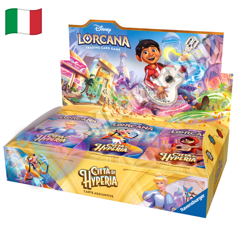 Lorcana - Città di Hyperia - Booster Box da 24 Bustine (ITA)