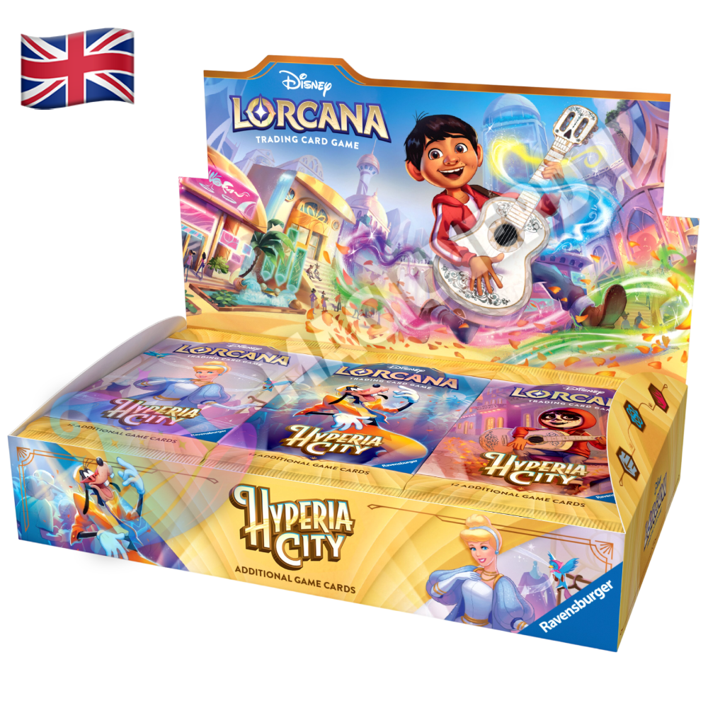 Lorcana - Hyperia City - Booster Box da 24 Bustine (ENG)
