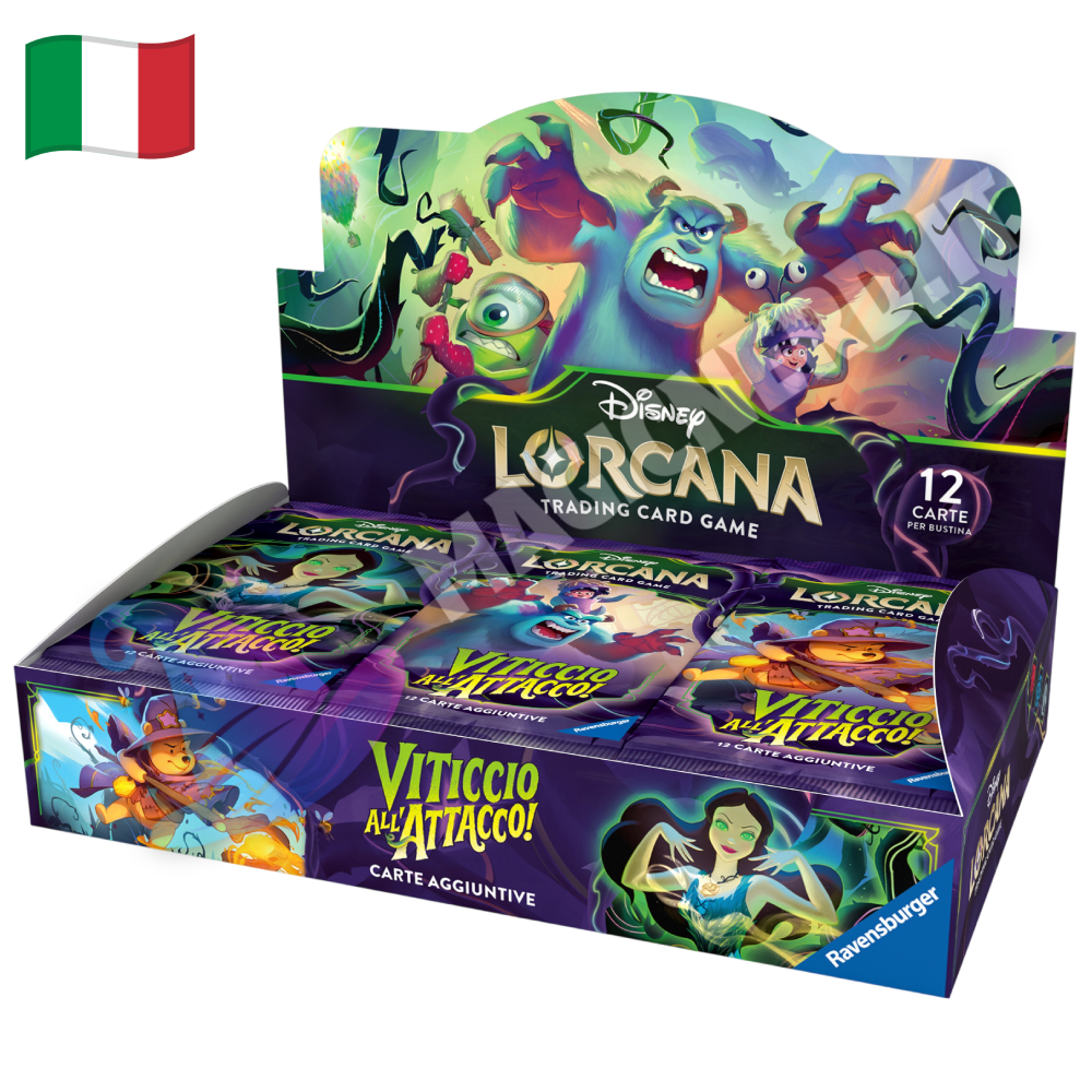 Lorcana - Viticcio all'Attacco - Booster Box da 24 Bustine (ITA)