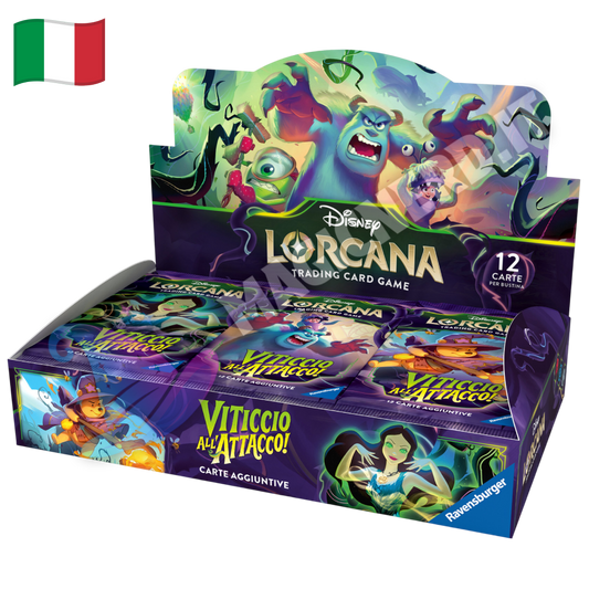 Lorcana - Viticcio all'Attacco - Booster Box da 24 Bustine (ITA)
