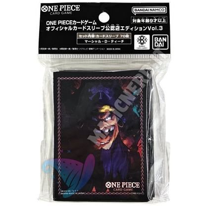 Marshall.D.Teach Official Sleeves One Piece Card Game (70 Sleeves)