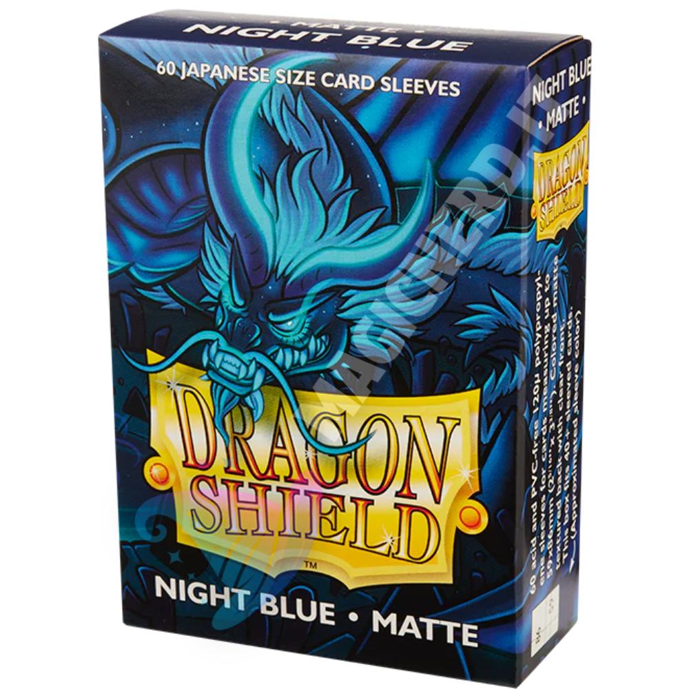 Dragon Shield Small Japanese Matte Night Blue – 60 bustine protettive per Yu-Gi-Oh!