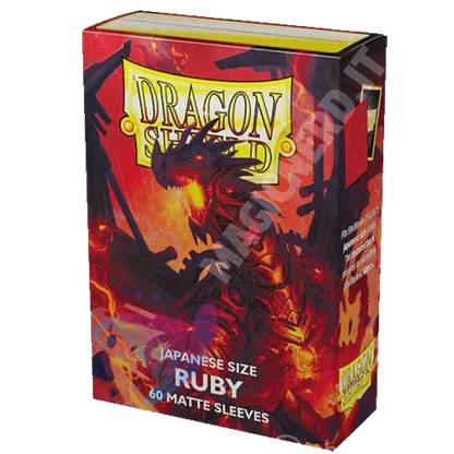 Dragon Shield Small Japanese Matte Ruby – 60 bustine protettive per Yu-Gi-Oh!