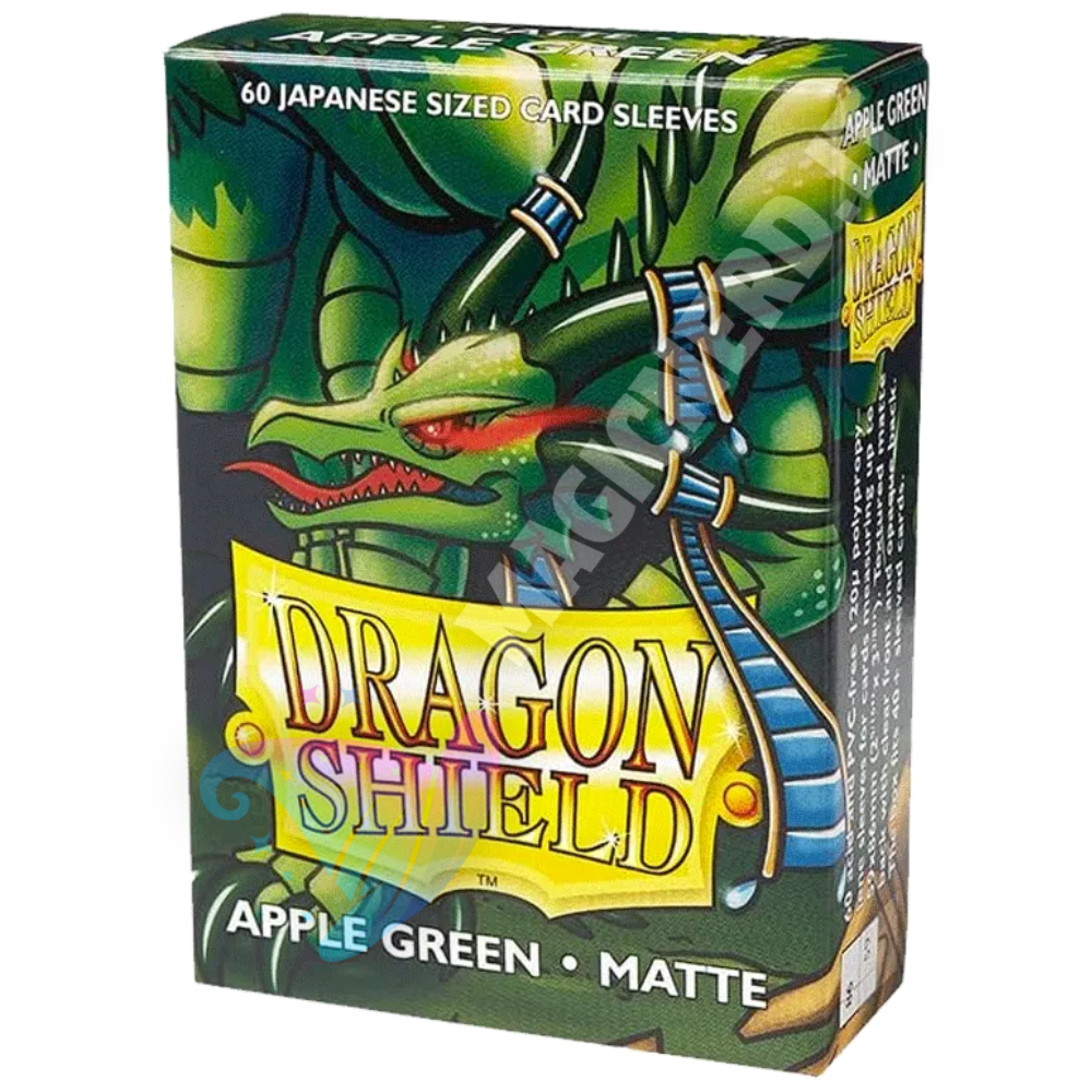 Dragon Shield Small Japanese Matte Apple Green – 60 bustine protettive per Yu-Gi-Oh!