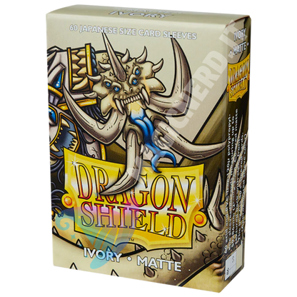 Dragon Shield Small Japanese Matte Ivory – 60 bustine protettive per Yu-Gi-Oh!