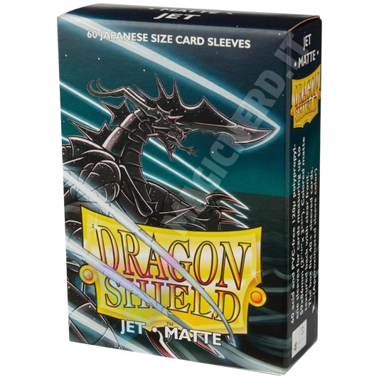 Dragon Shield Small Japanese Matte Jet – 60 bustine protettive per Yu-Gi-Oh!