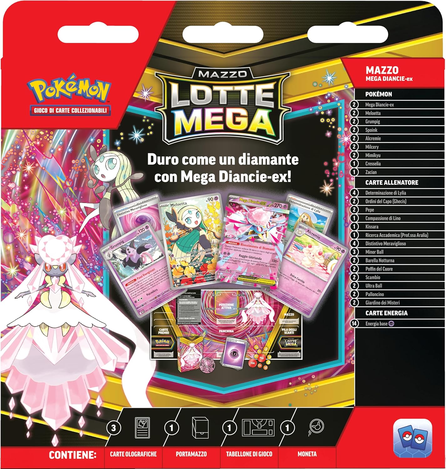 Bundle Mazzo Lotte Mega Gengar + Mazzo Lotte Mega Diancie (ITA)