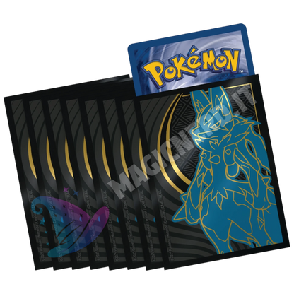 Sleeves Bustine Protettive set allenatore fuoriclasse etb Megaevoluzione Mega Lucario