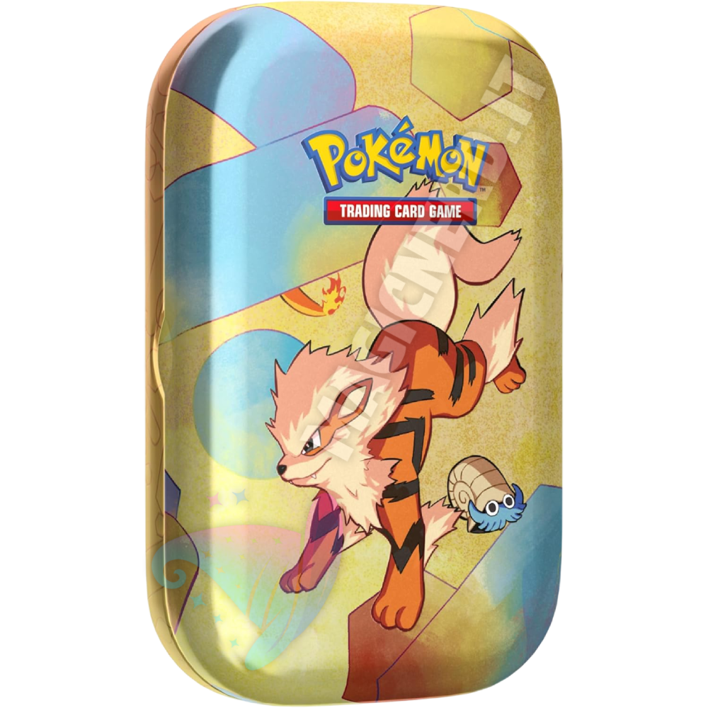 Scarlatto e Violetto 151 Mini Tin da Collezione Arcanine e Omanyte (ITA)