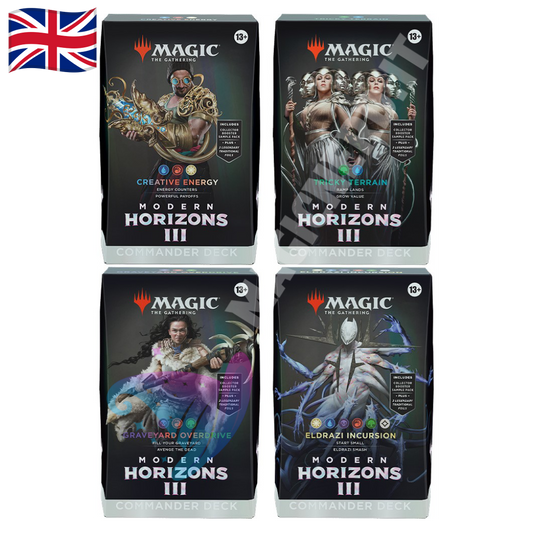Magic Modern Horizons 3 Commander decks 4 mazzi ENG