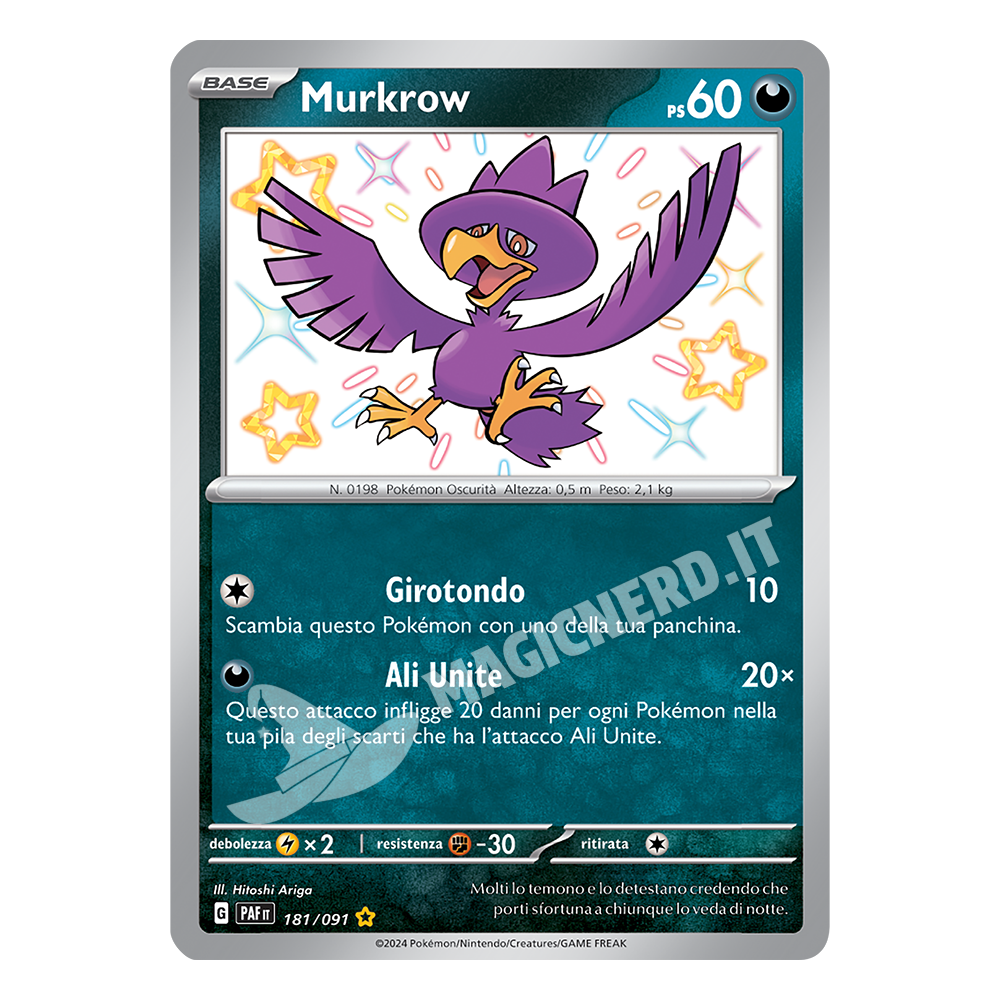 181/091 Murkrow Shiny
