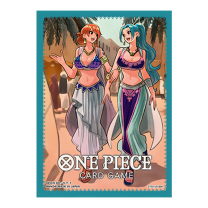  Nami e Vivi Official Sleeves One Piece Card Game (70 Sleeves)