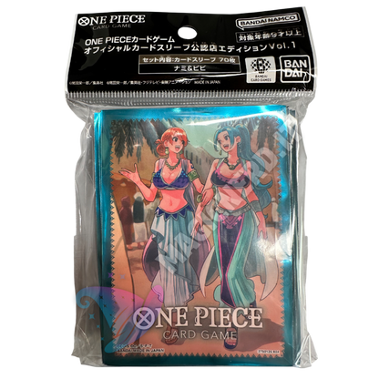  Nami e Vivi Official Sleeves One Piece Card Game (70 Sleeves)