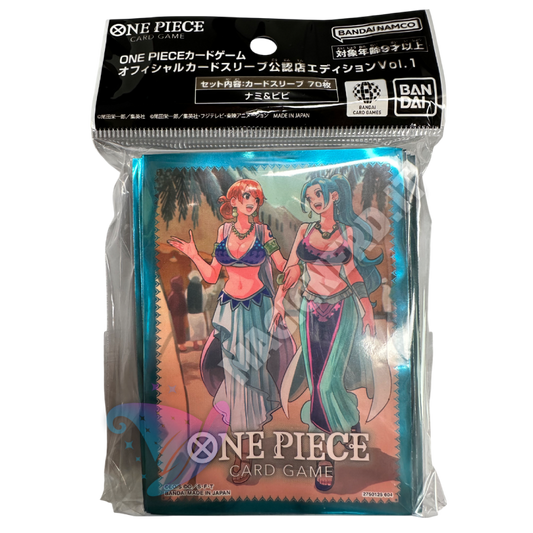  Nami e Vivi Official Sleeves One Piece Card Game (70 Sleeves)