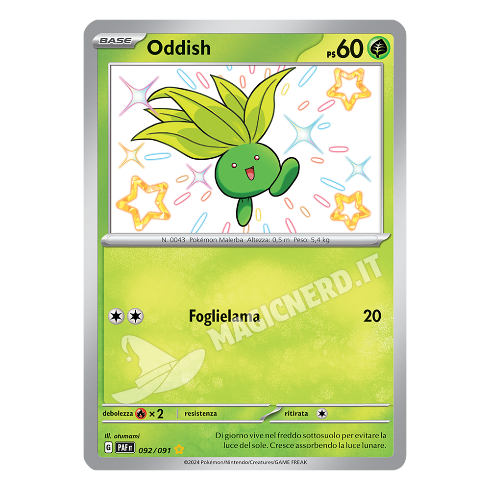 092/091 Oddish Baby Shiny