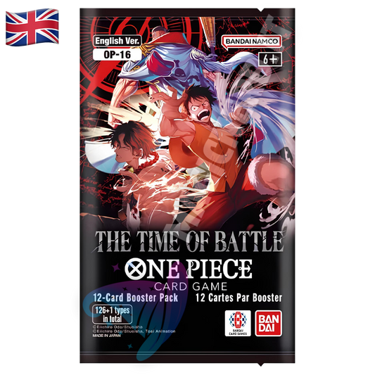 One Piece Card Game Bustina OP16 The Time of Battle 12 Carte (ENG)
