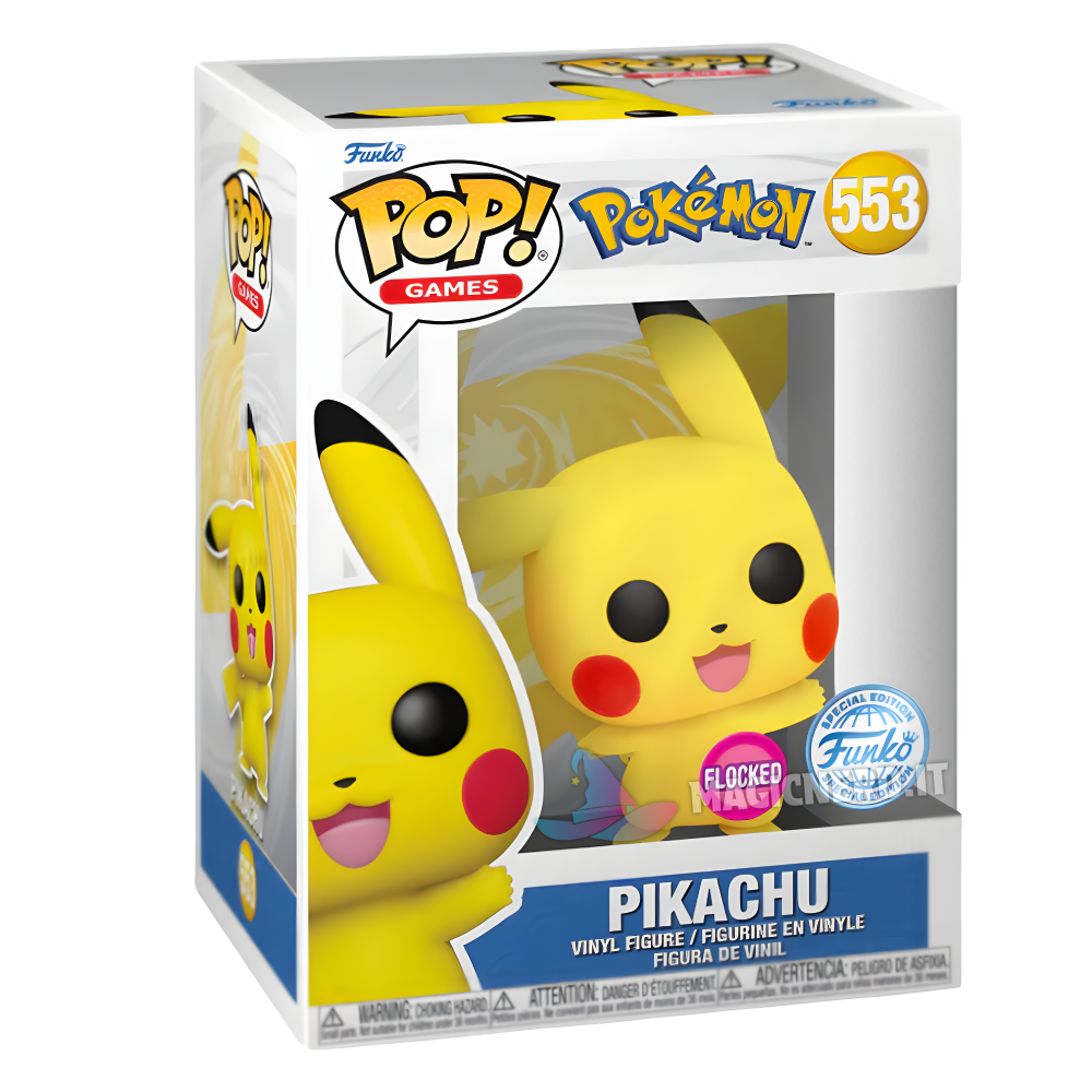 Funko Pop Pikachu Flocked