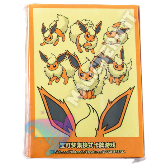 Pokemon Chinese - Bustine Protettive Flareon (64 Sleeves)