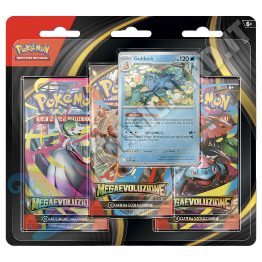 Pokemon Megaevoluzione - Blister 3 Bustine - Golduck (ITA)