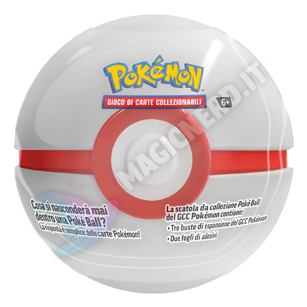Pokémon Tin Poke Ball Dicembre 2025 Premier Ball (ITA)