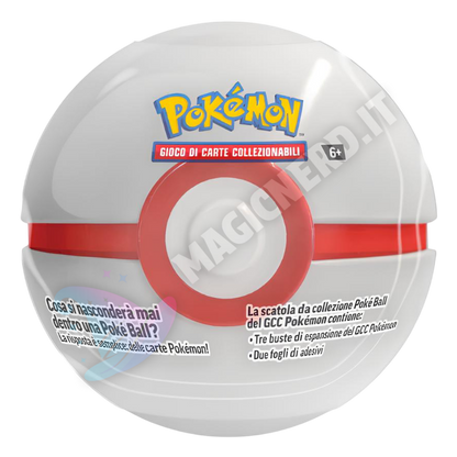 Pokémon Tin Poke Ball Dicembre 2025 Premier Ball (ITA)
