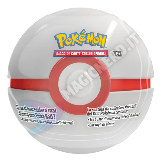 Pokémon Tin Poke Ball Dicembre 2025 Premier Ball (ITA)