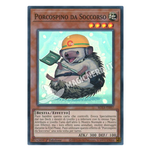 Porcospino da Soccorso super rara