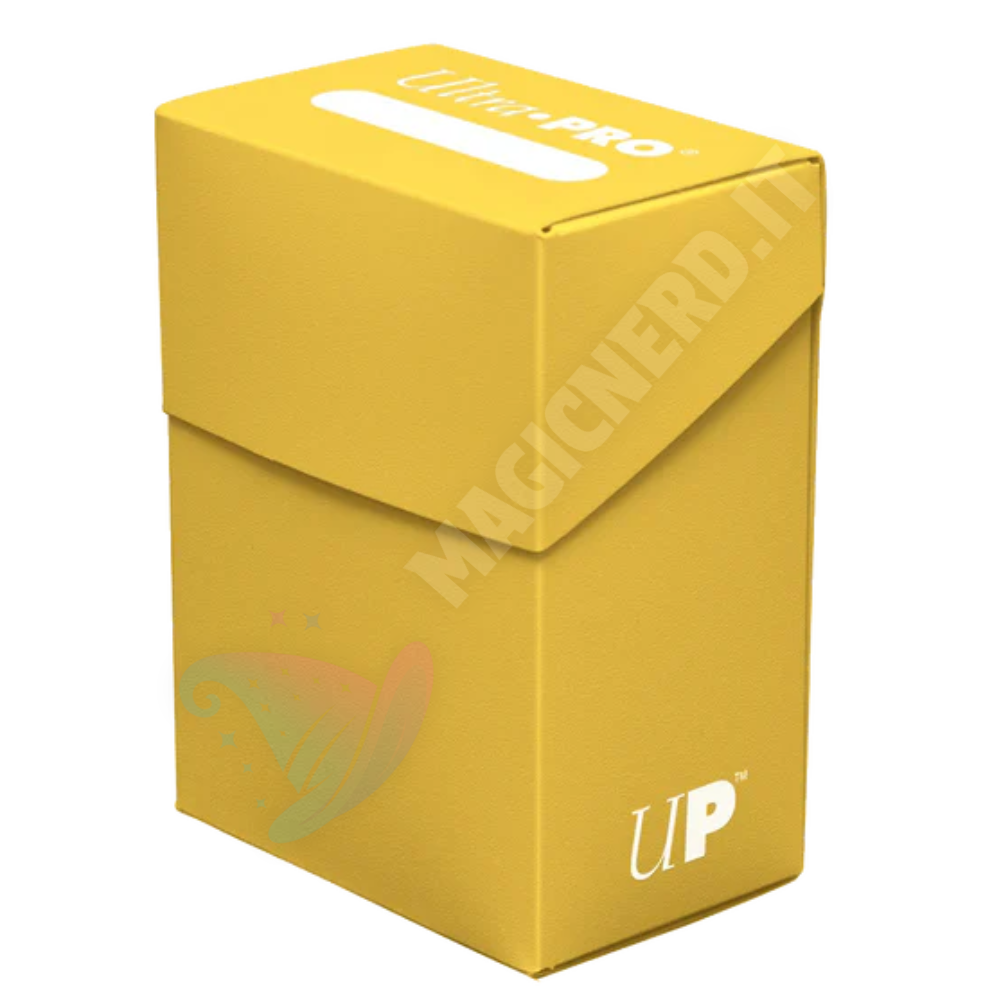 Portamazzo Deck Box Yellow 80+ Ultra PRO