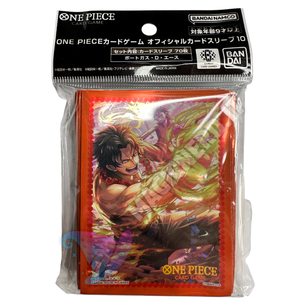 Portgas.D.Ace Official Sleeves One Piece Card Game (70 Sleeves)
