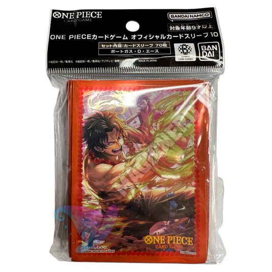 Portgas.D.Ace Official Sleeves One Piece Card Game (70 Sleeves)