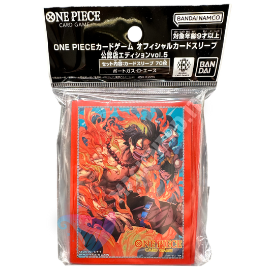 Portgas.D.Ace Official Sleeves Vol.5 One Piece Card Game (70 Sleeves)