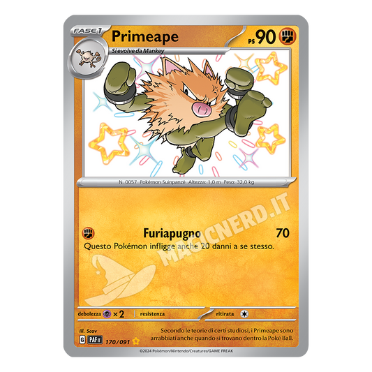 170/091 Primeape Shiny PAF