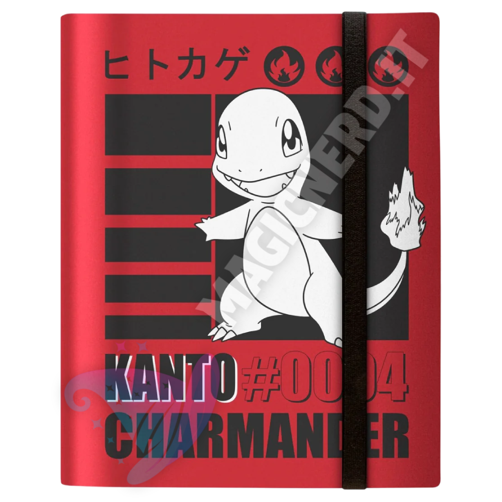 PRO-Binder Album Pokemon Charmander 9 Tasche Ultra Pro