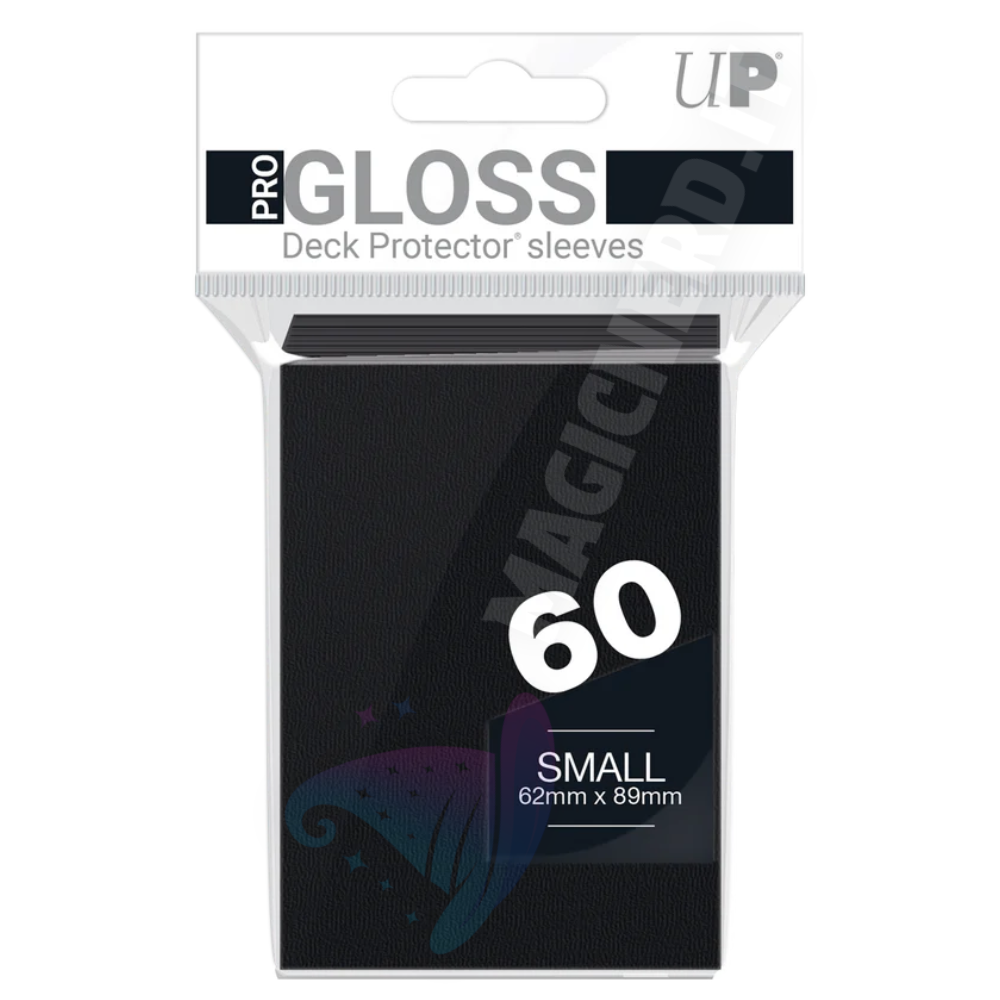 PRO-Gloss Small Sleeves Black Ultra Pro (60 Bustine)