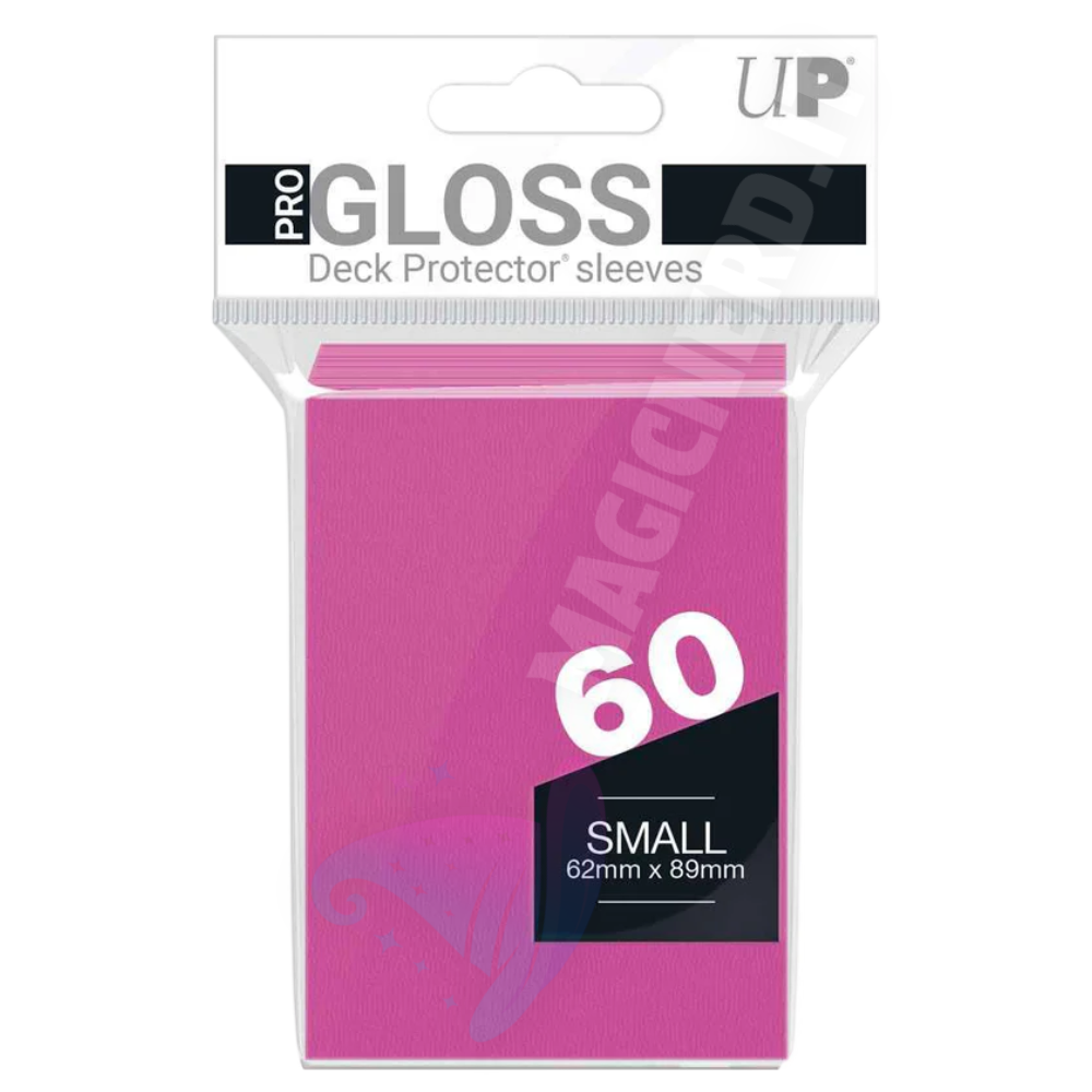 PRO-Gloss Small Sleeves Bright Pink Ultra Pro (60 Bustine)