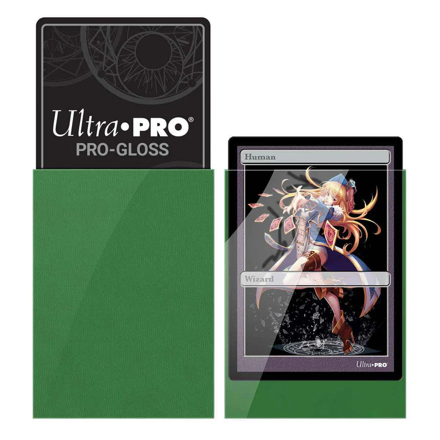 PRO-Gloss Small Sleeves Green Ultra Pro (60 Bustine)