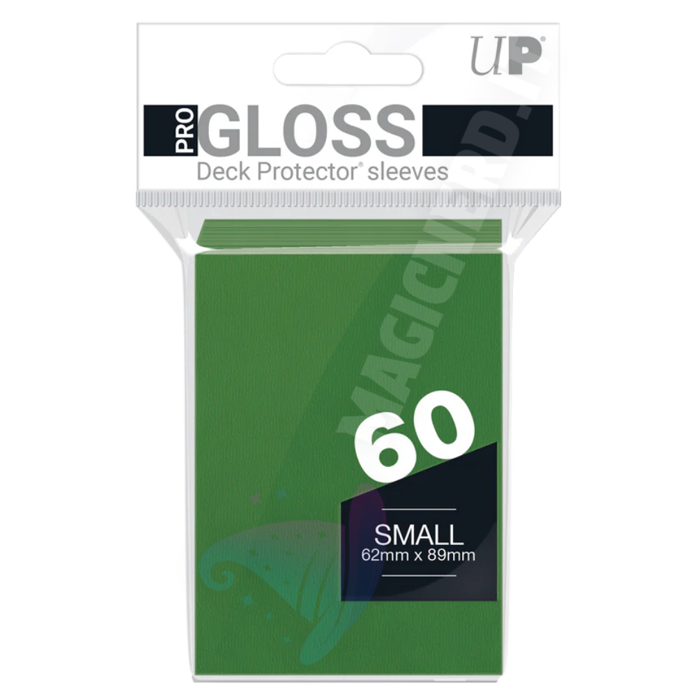 PRO-Gloss Small Sleeves Green Ultra Pro (60 Bustine)