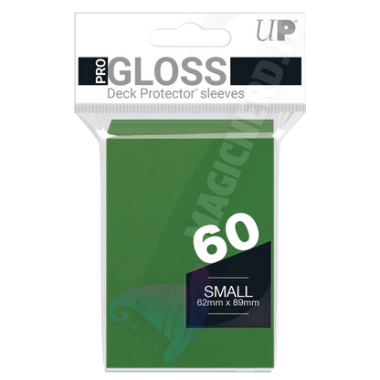 PRO-Gloss Small Sleeves Green Ultra Pro (60 Bustine)