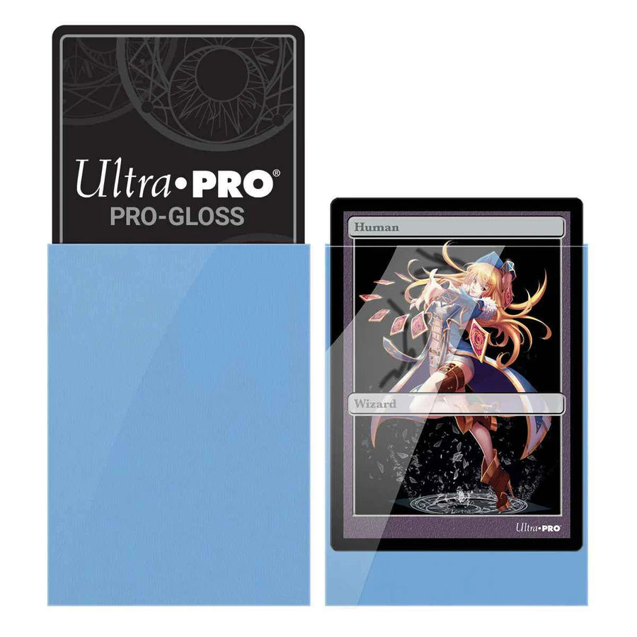 PRO-Gloss Small Sleeves Light Blue Ultra Pro (60 Bustine)