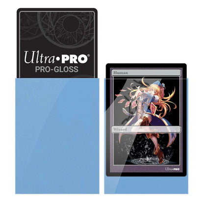 PRO-Gloss Small Sleeves Light Blue Ultra Pro (60 Bustine)