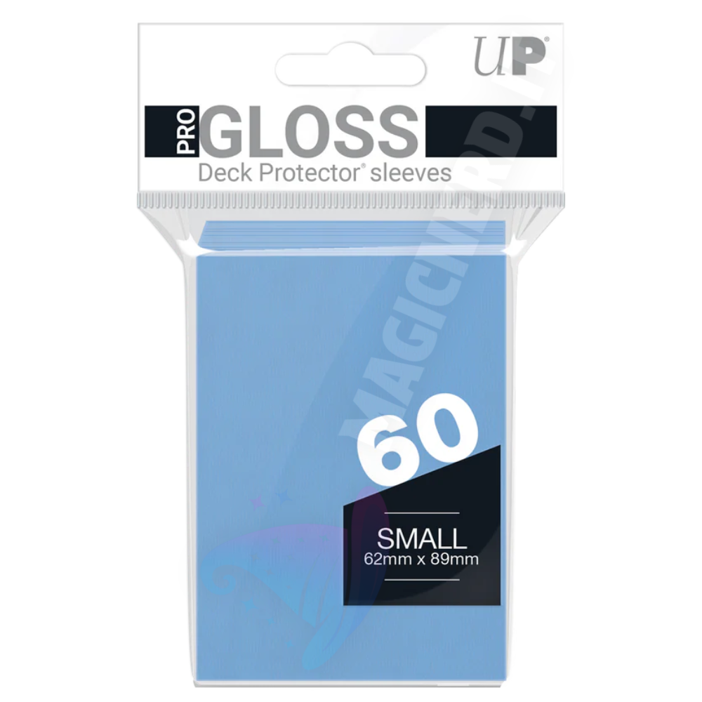 PRO-Gloss Small Sleeves Light Blue Ultra Pro (60 Bustine)