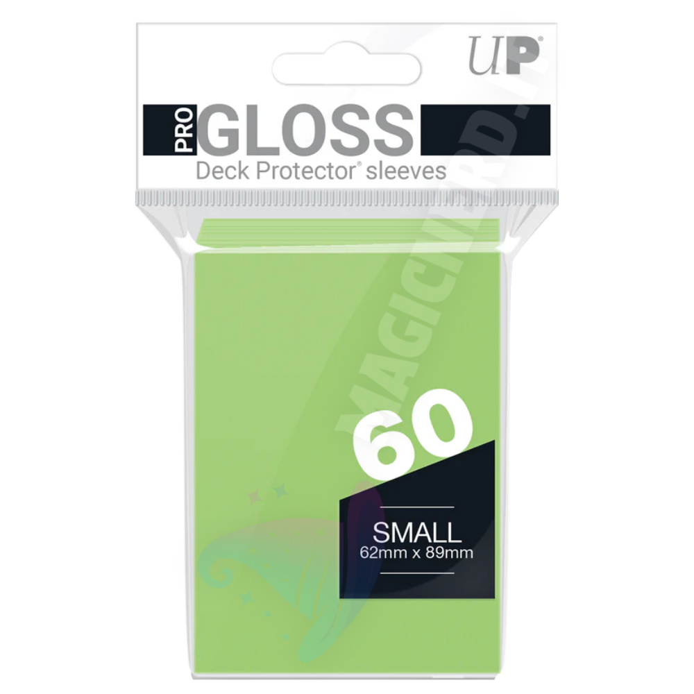 PRO-Gloss Small Sleeves Lime Green Ultra Pro (60 Bustine)