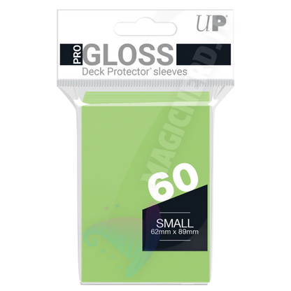PRO-Gloss Small Sleeves Lime Green Ultra Pro (60 Bustine)