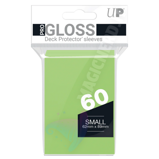 PRO-Gloss Small Sleeves Lime Green Ultra Pro (60 Bustine)