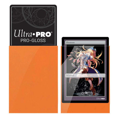 PRO-Gloss Small Sleeves Orange Ultra Pro (60 Bustine)