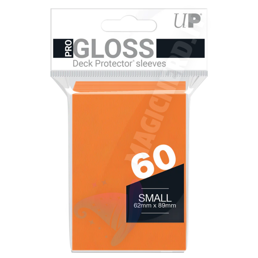 PRO-Gloss Small Sleeves Orange Ultra Pro (60 Bustine)
